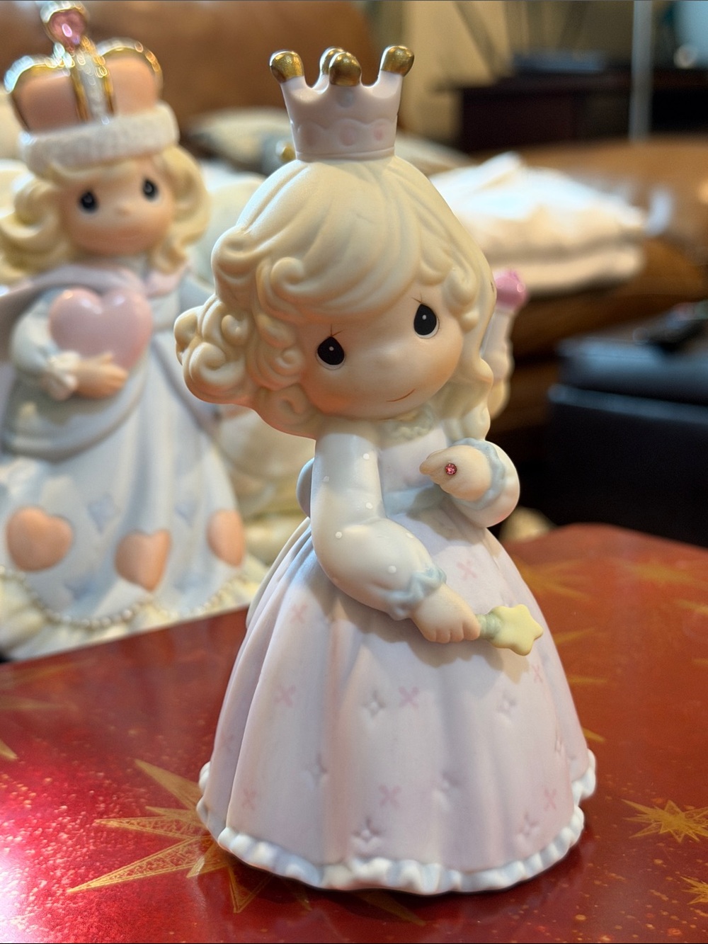 Precious moment porcelain figures: princess pretty as a princess